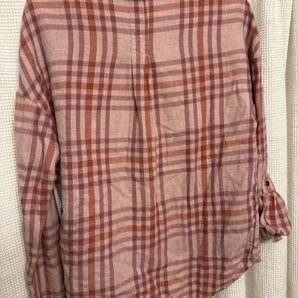 Prana organic cotton and polyester flannel button down - Picture 8 of 9
